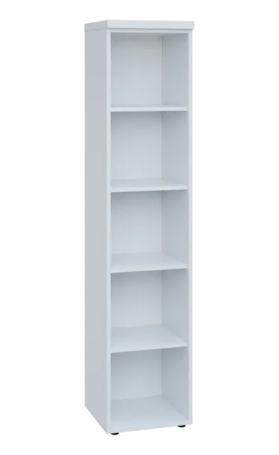 SIN 5 - 4N kancelářská skříň, nika, 1820x400x400, bílá